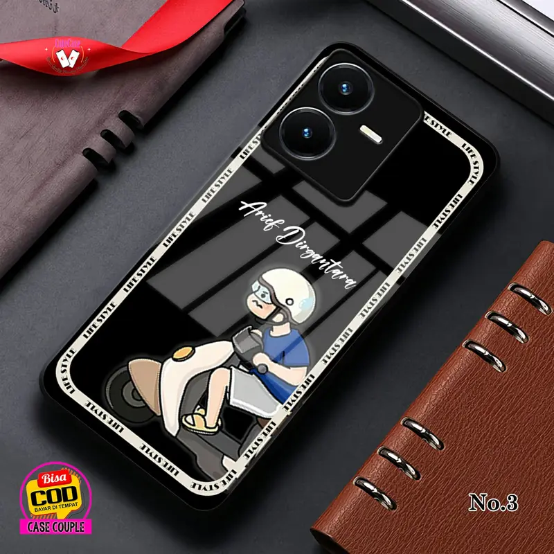 (CC50) Softcase Couple + Custom Nama Case Kilau Op*o-S*msung-Re*lmi-X*aomi-V*vo-Inf*nix | Case For All Tipe HP glossy handphone casing 6