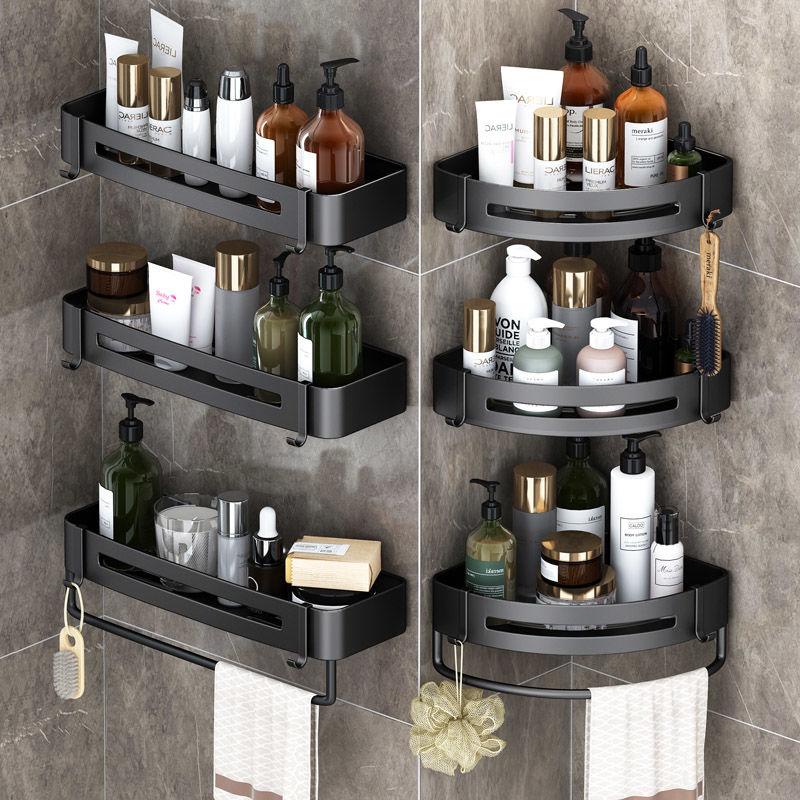 Product Introduction of [ 285k Positive Reviews] No-Drill Bathroom Storage Rack Toilet Bathroom Triangle Rack Kitchen Washroom Wash Basin Wall-Mounted Storage 0