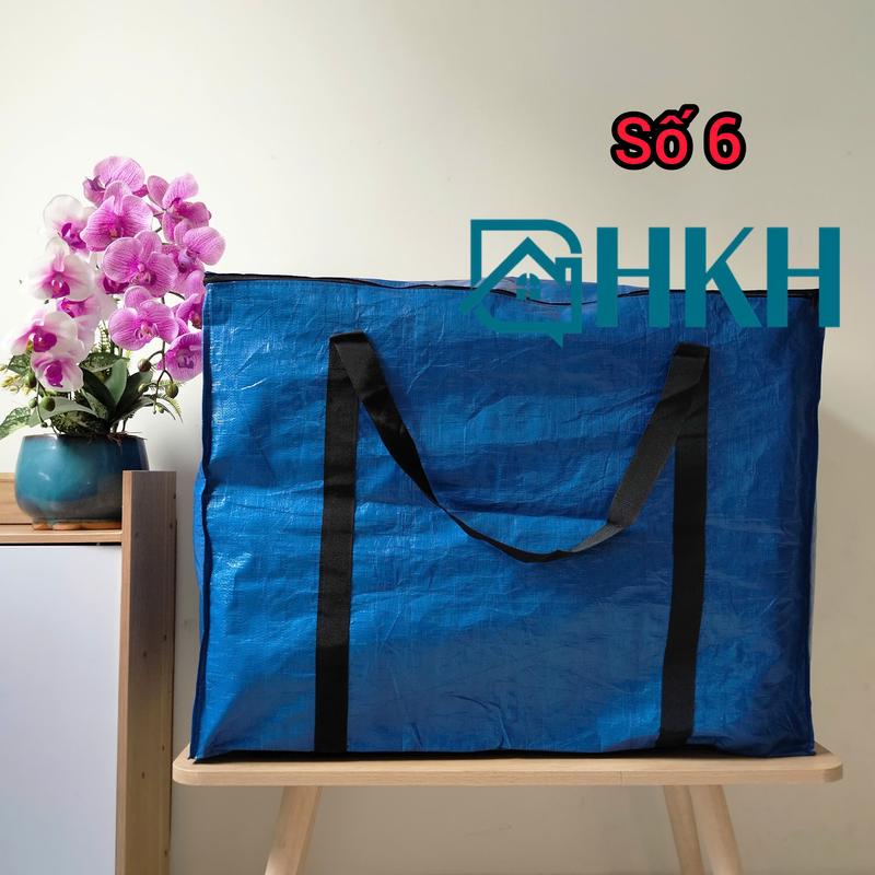 Product Introduction of Túi đựng quần áo, giỏ đựng đồ nhiều kích thước - Bạt nhựa Xanh Cam 11