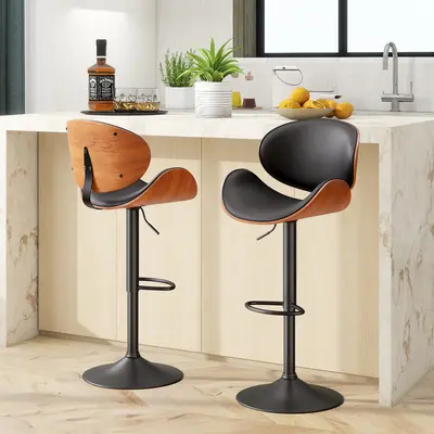 Armen Living Home Depot Swivel Bar Stools Armen Living Black 30