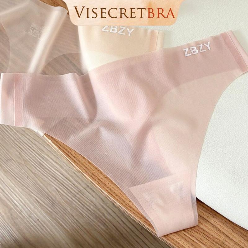 Quần Lót Quần Trong Nữ Dáng Chữ T Su Thạch Mỏng Nhẹ Không Lộ Viền Đáy Quần Thoáng Khí -- VN250801K