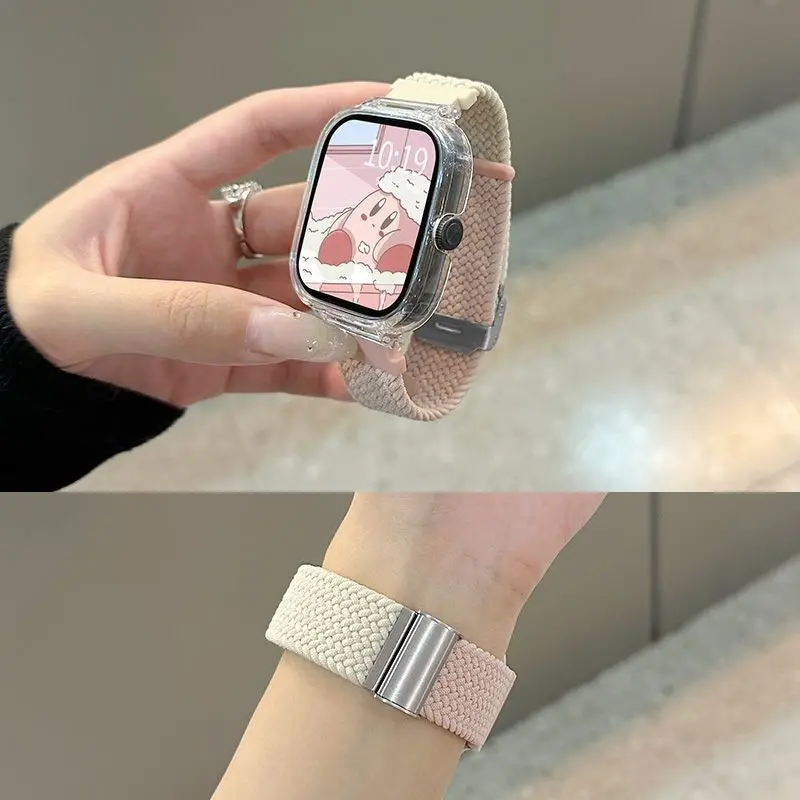 สายไนลอนถักแบบปรับได้สำหรับ Xiaomi Redmi Watch 4 สมาร์ทวอทช์ Redmi Watch 3 3 Active Redmi Watch 2 Lite Mi Watch Lite สายรัดข้อมือสำรอง อุปกรณ์เสริม