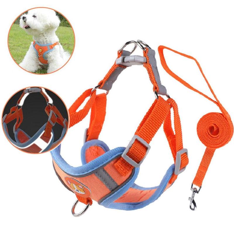 Product Introduction of Pet Dog Harness With Leash Reflective Vest Leash For Dog Cat Puppy Vest Harness 21