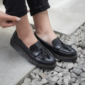 New Sepatu Loafers Hitam Wanita Original Caraka Footwear | Sepatu Kerja Wanita Hitam | Sepatu Formal Wanita Hitam Matte Keren | Flatshoes Hitam | Sepatu Wanita Rawis Shoes