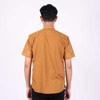 Gambar Baju Koko BHS Cosmo Ishaq Dark Tan - L dari SarungBHS Kab. Gresik 4 Tokopedia