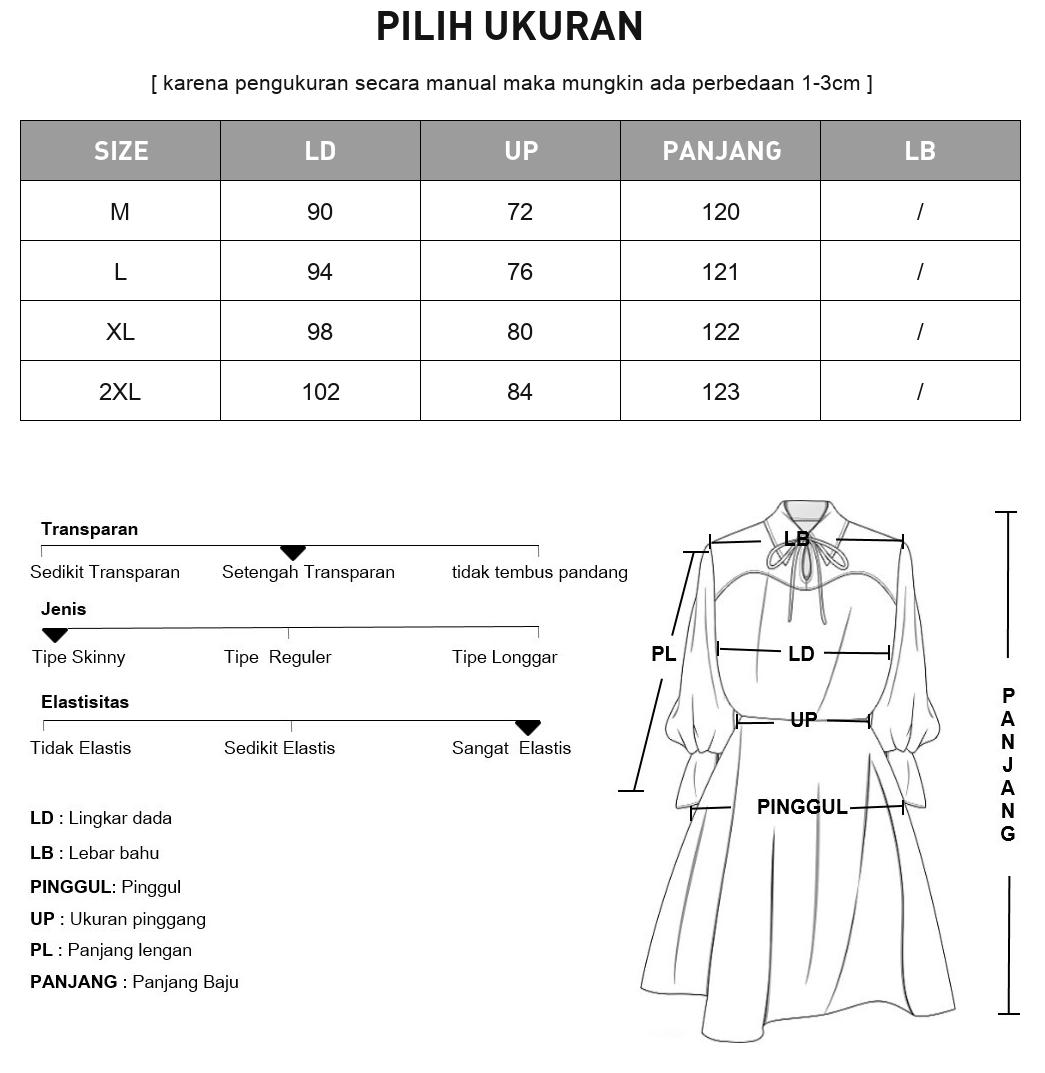 CHICMORE gaun midi motif kotak kecil model ruffle untuk wanita kelas atas bergaya modis