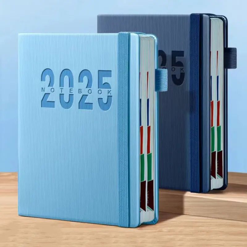 Sổ Chương Trình Nghị Sự, Cầm Tay A5, Năm 2025, Nhắc Nhở Lập Kế Hoạch, Đồ Dùng Văn Phòng, Sổ Lịch Trình, Danh Sách Việc Cần Làm, Chất Liệu PU, Sổ Lập Kế Hoạch Hàng Ngày, Thích Hợp Cho Học Sinh 0