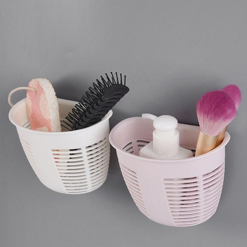 Product Introduction of Giỏ Đựng Đồ Treo Tường Bằng Nhựa, Đa Chức Năng, Thiết Kế Khoét Lỗ, Tiết Kiệm Không Gian, Cỡ Nhỏ, Không Cần Đục Lỗ, Thích Hợp Để Đựng Đồ Lặt Vặt, Cho Phòng Ngủ 10