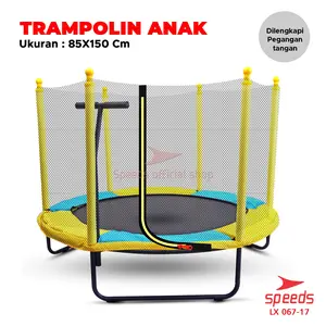 SPEEDS Trampolin Anak 60inch Trampolin Sporty Playgound Play Fun Indoor 067-17