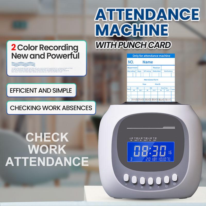 Punch Card Attendance Machine bundy clock Time Recorder Loca - TikTok ...