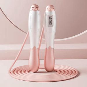 Cuerda de alambre de acero con contador, 1 Set de cuerda para saltar con contador inteligente, Equipo de fitness para gimnasio en casa