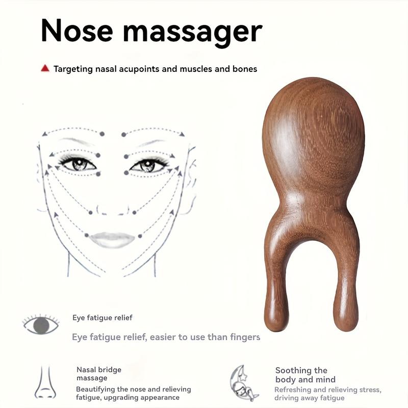 Product Introduction of Máy Massage Mũi Bằng Gỗ, Hương Thảo Tự Nhiên, Lược Mát Xa 3D Truyền Thống, Chà Đầu Và Tai, Dụng Cụ Kinh Tuyến Mặt Để Giảm Mỏi Mắt 2