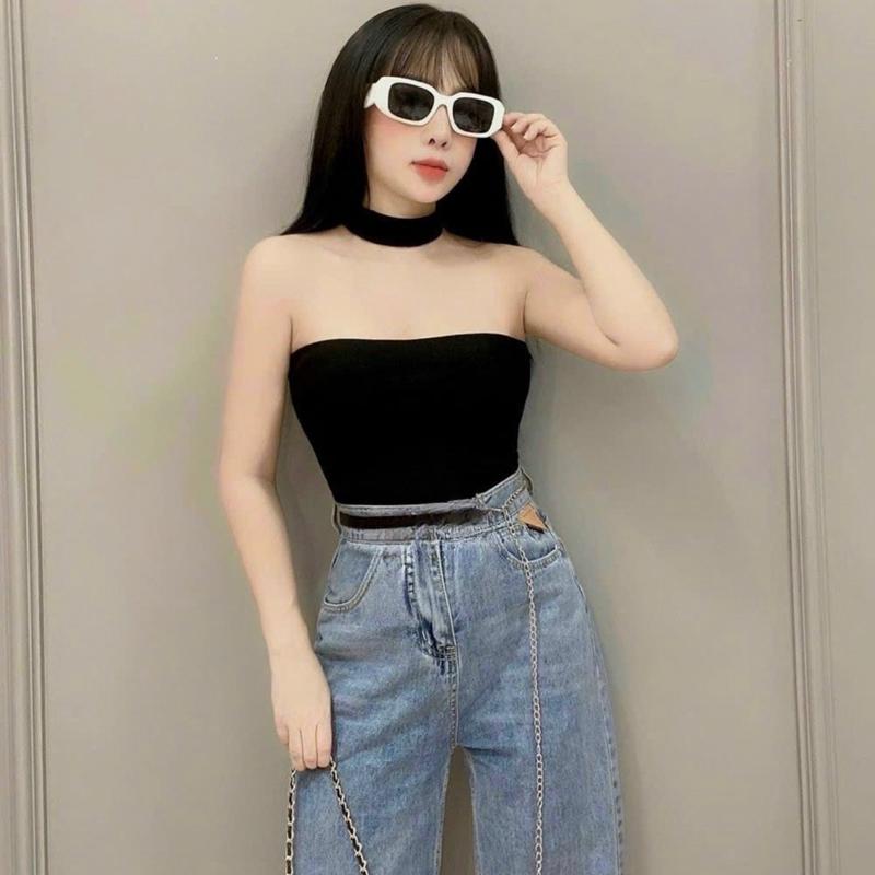 Áo ống tăm kèm vòng cổ 2
