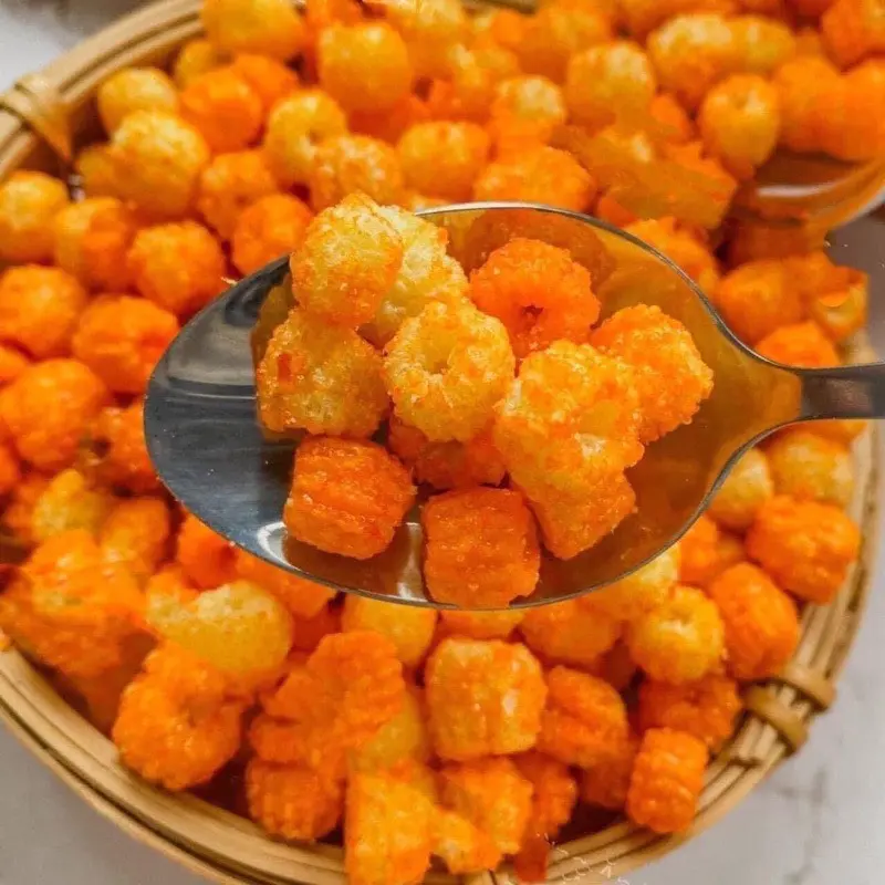 500g-1kg Nui chiên giòn, bắp sấy giòn, hạt sen cay tẩm vị đậm đà - Snack Ăn Vặt 4