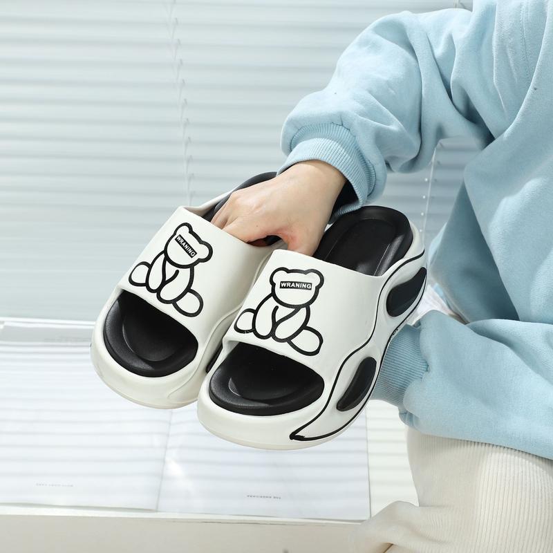 Dép Nữ Quai Ngang Độn Đế 3 Mầu D28 Gấu Ngồi Siêu Xinh Hót Trends Nhất Năm Nay 7