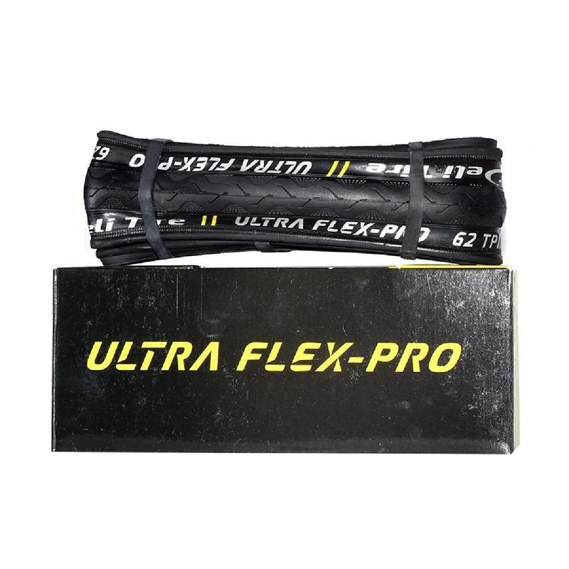 Bác sĩ Xe Đạp Vỏ Lốp Xe Đạp Đường Trường Road Bike Deli Ultra Flex-Pro 700x23-25-28C SA-025 Black SkinWall Gấp Gọn Loại Có Talon Mềm Áp Suất 80-102PSI or 5.5-7Bar 62TPI Flexible