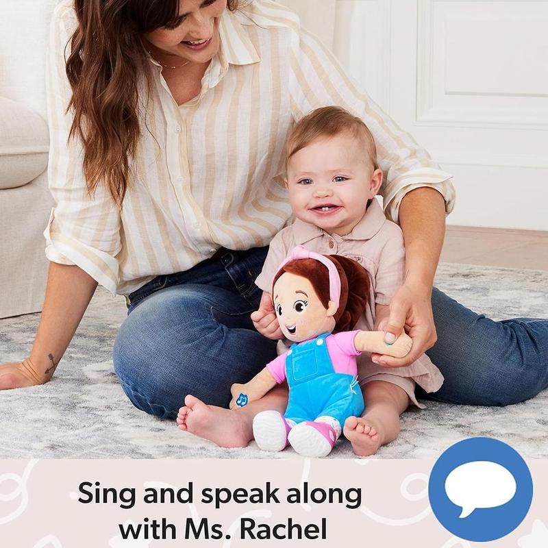 Product Introduction of Singing Talking Ms. Rachel Plush Doll Interactive Fun Sound Toy Plush Toy Soft Role Playing Birthday Christmas Toy Gift 19