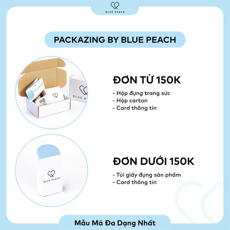 Lắc Tay Blue Peach Hoa 4 Cánh Đá Lấp Lánh LT571 3