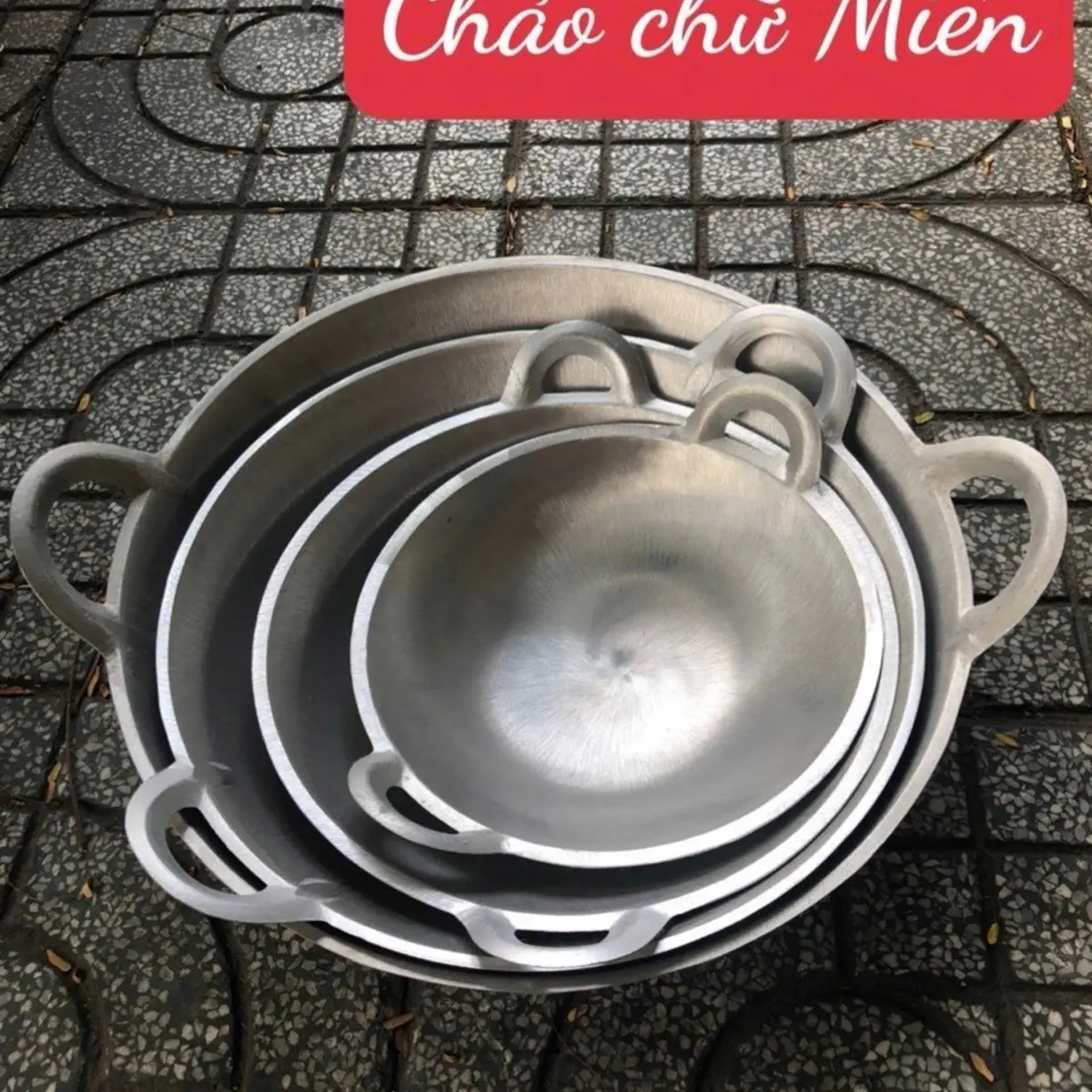 Chảo Gang Miên Đk 25cm/30cm/36cm/40cm - Dùng Chiên Xào, Đổ Bánh