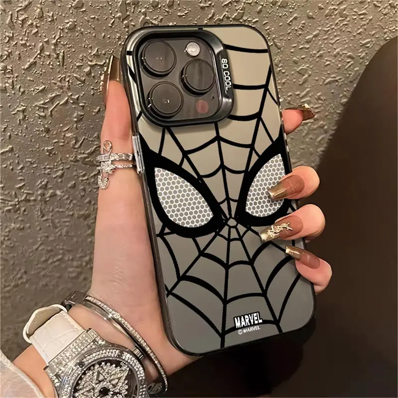 Ốp Điện Thoại bảo vệ chống thấm nước Cool Mask, Tương thích với IPhone 11, 15, 12, 13 Pro, XS Max, X, XR, 14 Plus, vỏ máy ảnh, nút kim loại, vỏ chống sốc 0
