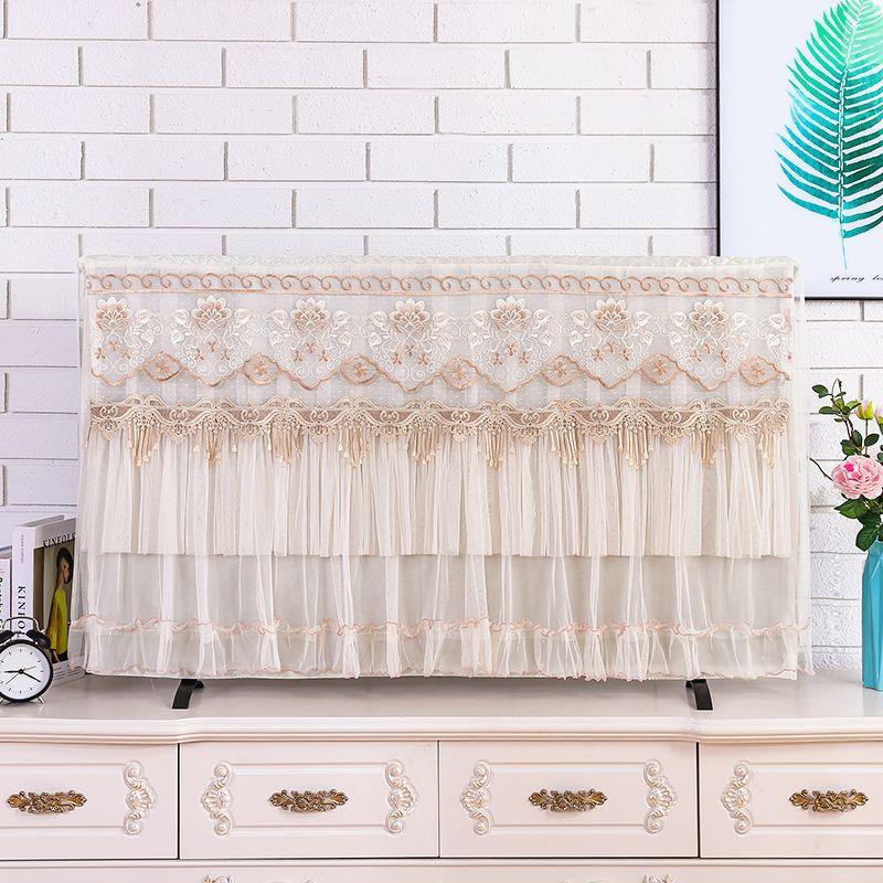 Tấm Che Bụi TV LCD Luôn Bật, Vải Ghế Treo Ren 55 Inch, Bề Mặt Cong Mặt 65 Inch, Khăn Tắm 2