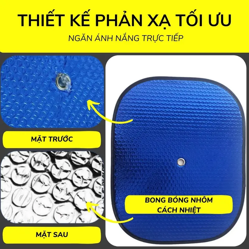 Tấm Chắn Nắng Kính Ô Tô, Tấm Che Nắng Ô Tô, Che Nắng Ô Tô - Loại Dày -Chống Nóng Hiệu Quả 2