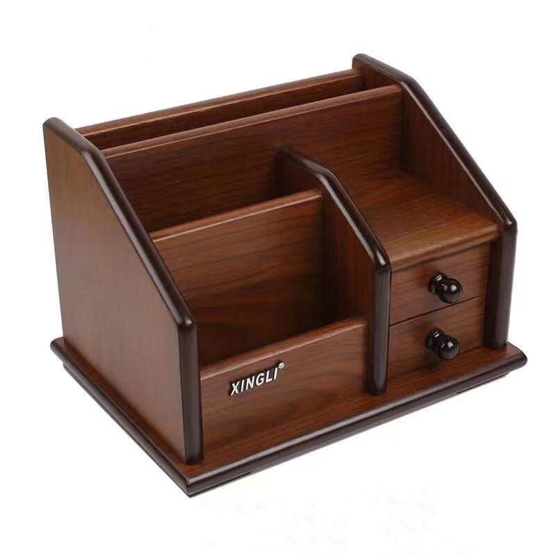 Hộp cắm bút bằng gỗ để bàn XINGLI