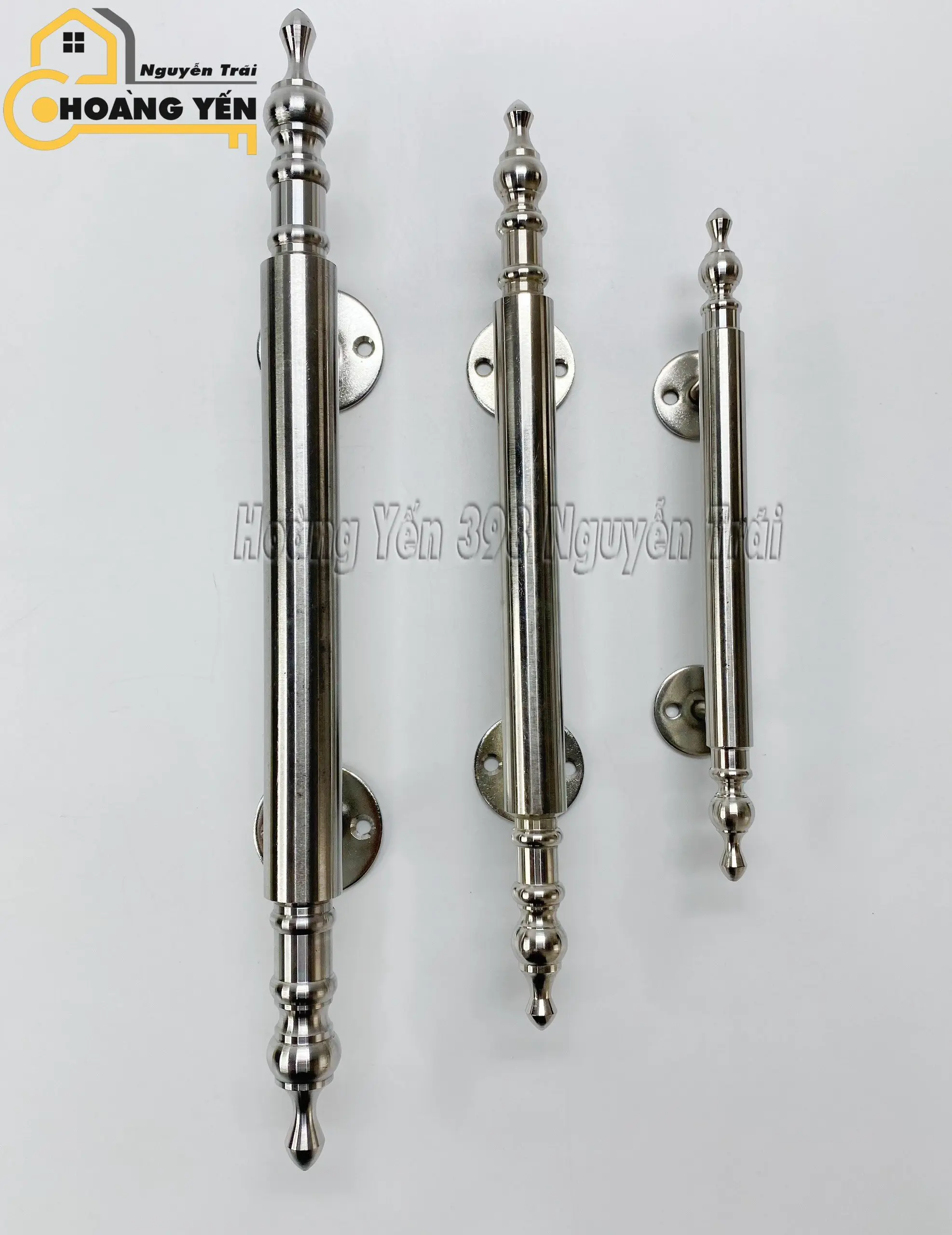 Tay Nắm Cửa INOX, Tay Kéo Cổng, Tay Nắm Cửa Nhựa, Nhôm Inox Đặc Chuẩn 304 Không Gỉ