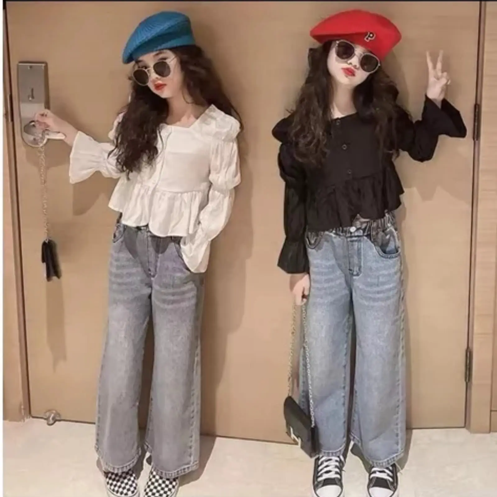 CELANA ANAK UMUR 6-11 TH KULOT JEANS Polos Fashion