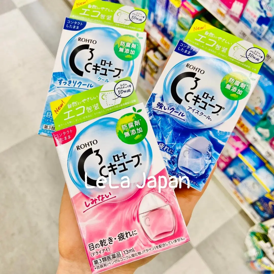 Nước Nhỏ Mắt Rohto C3 Cube 13ml Nội Địa Nhật
