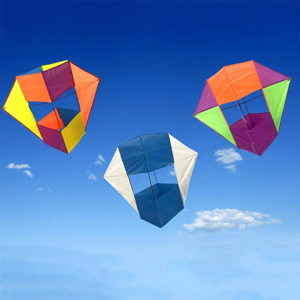 Envsenrti 3d Flying Kite Beginner-friendly Kite Colorful 3d Kite for Kids and Adults Easy to Fly Outdoor Toy for Beach and Park Fun Beginner-friendly Flying Kite with for Family