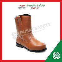 Gambar Sepatu Kerja Safety Boots Cheetah 2288C Shoes Besi dari Pusat Safety Kota Administrasi Jakarta Barat 3 Tokopedia