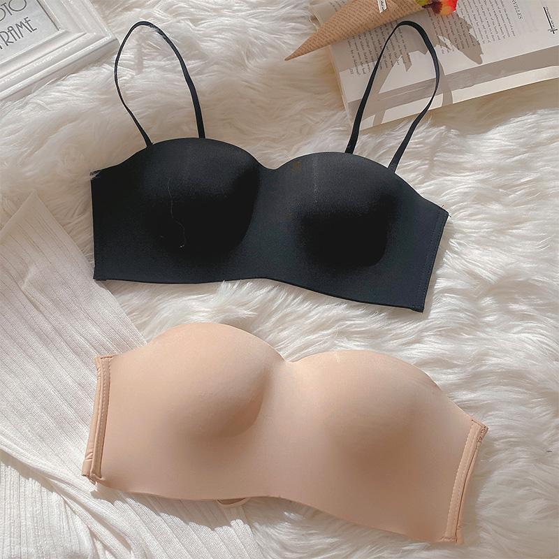 Áo Lót Nữ Su Đúc Mút Mỏng Tạo Khe Vòng 1 Không Gọng Chống Xệ Gom Quả Áo Bra Nữ Cup Ngang Mút Mỏng Thoáng Mát Dây Tháo Rời -- VN220206 Top