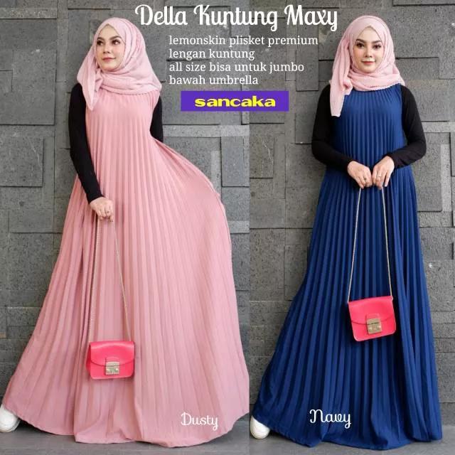 Product Introduction of Paket Hemat Gamis Plisket Tanpa Lengan Dress Overall 100K Dapat 4pcs 10