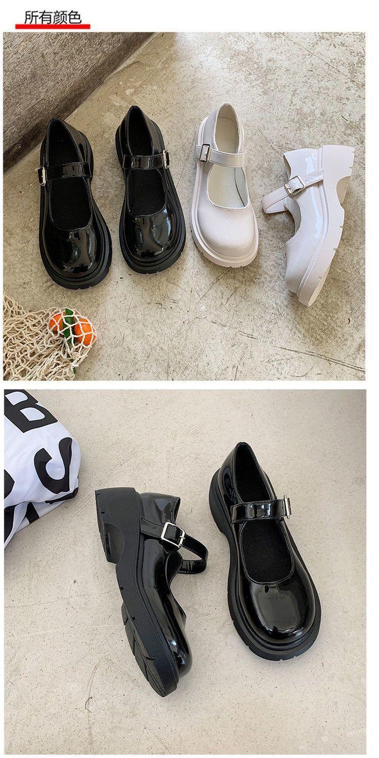 Product Introduction of Giày Da Nữ, Phong Cách Mary Jane, Ngoại Cỡ 41-44, Giày Đế Bằng Mỏng Mùa Hè, Thích Hợp Mặc Với Váy JK, Đế Dày, Nhẹ, 41 Shoes 15