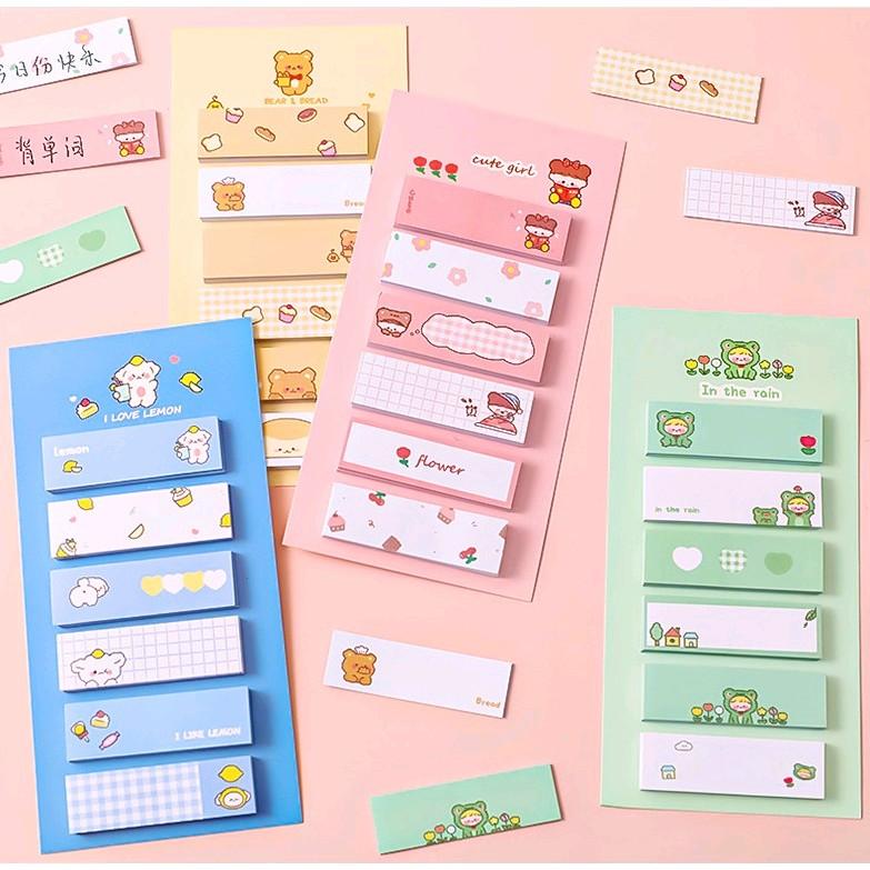 STICKY NOTES BARIS MOTIF KARTUN LUCU 2