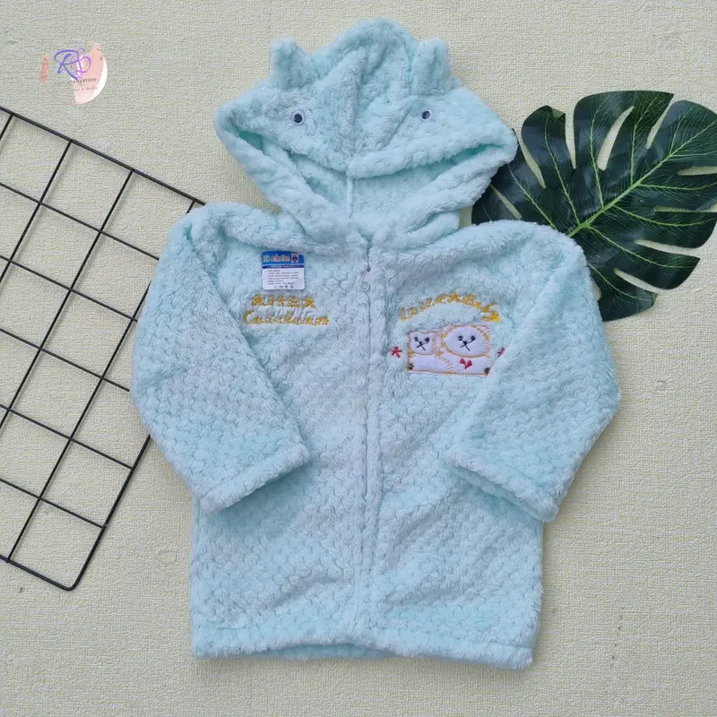 JAKET bayi HALUS lembut model resleting usia 3-18 bulan Jaket bayi laki perempuan 5