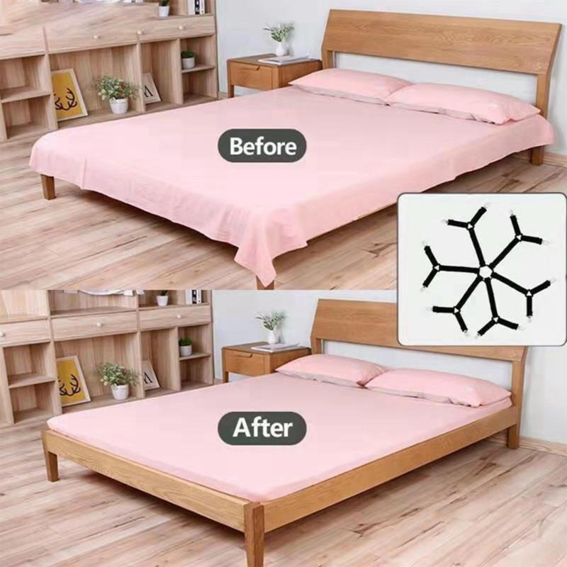 Product Introduction of Bed Sheet Clip Holder Triangle Bed Sheet Elastic Mattress Holder 6 Sides Bed Sheet Clips Grippers Fastener Grippers Clips 30