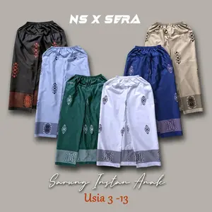 Sarung Anak Instan Laki Laki Usia 2 Tahun sampai 12 Tahun Karet Pinggang sarung  instan (BUKAN SARUNG CELANA)