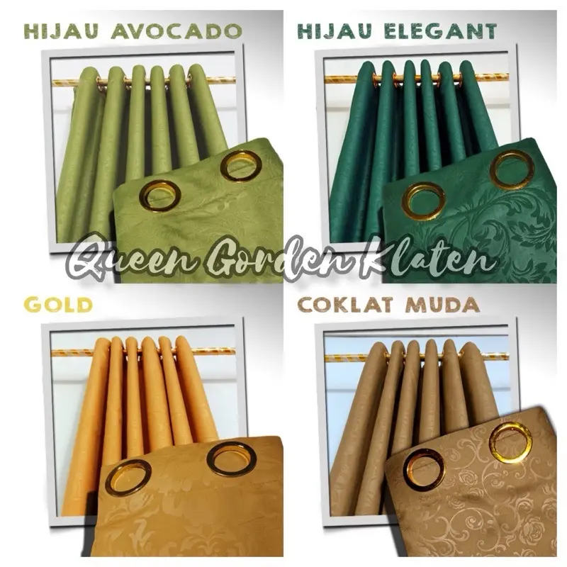 GORDEN JENDELA PINTU POLOS EMBOS L 135 x T 220