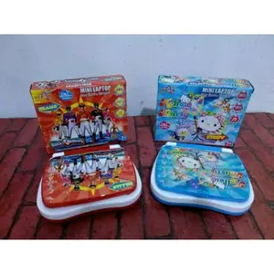 BISA COD!! MAINAN EDUKASI ANAK MAINAN LAPTOP MINI 2 BAHASA/LAPTOP MAINAN ANAK MURAH GRATIS BATRE