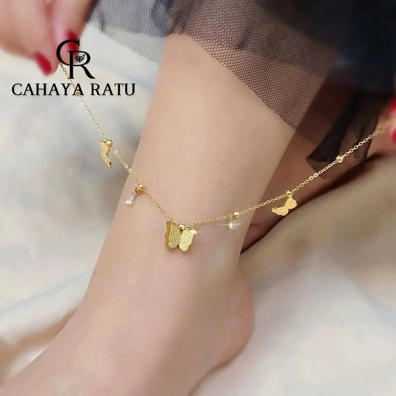 CR nơ đeo chân vòng nơ đùi lắc chân nữ các phụ kiện nhỏ nhắn xinh xắn
