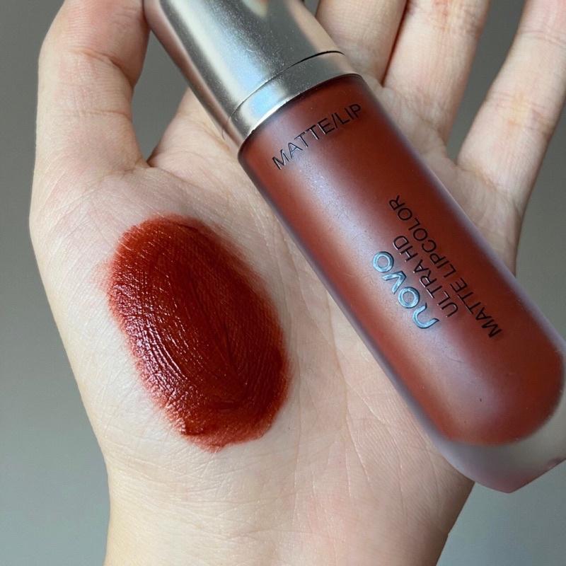 Son kem Novo Mập Xinh Xắn Matte Lip bền màu chống trôi Cosmetic Mỹ Phẩm