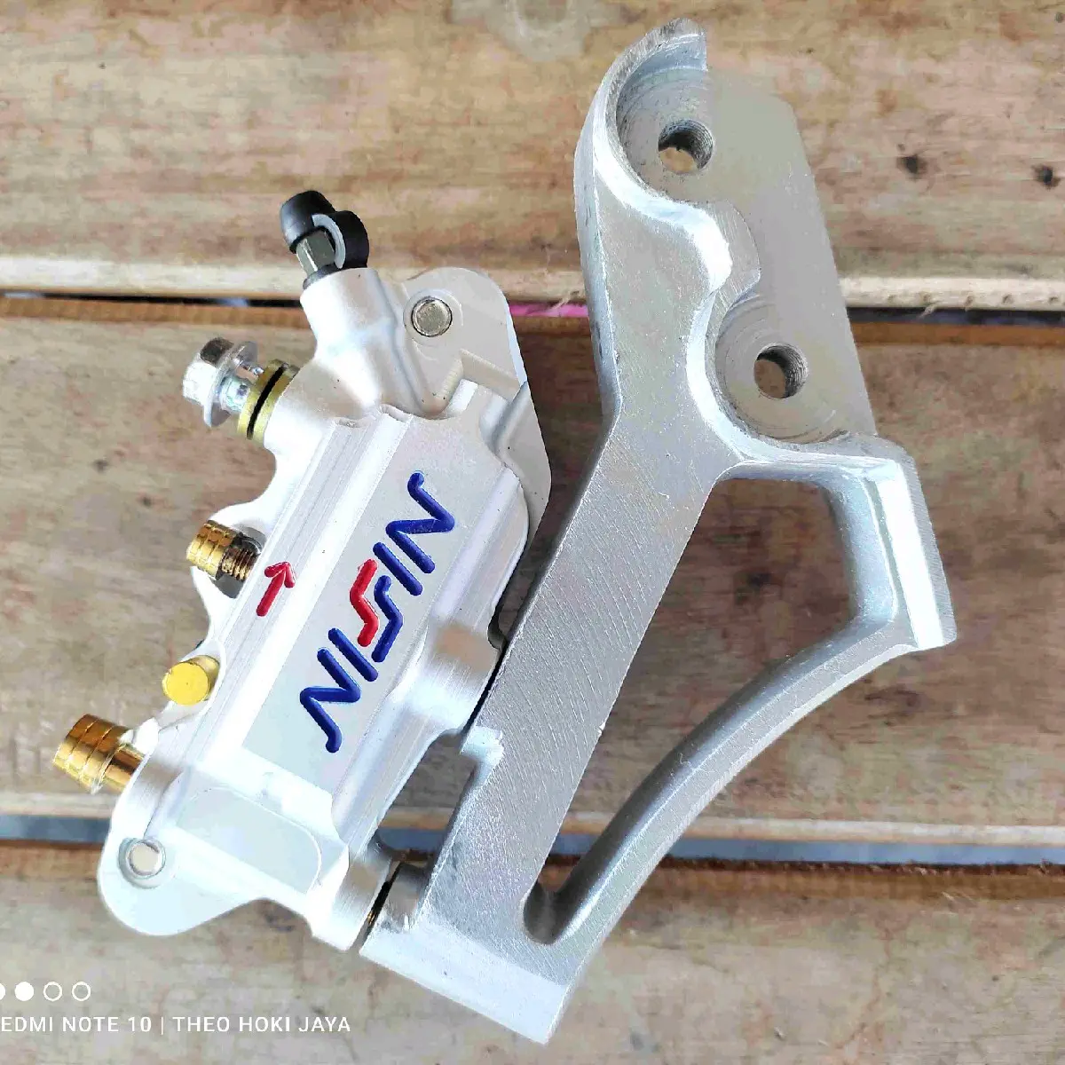Brecket Kaliper Nissin 4p RX King Lama Pangkon Kaliper Nissin RX King Alumunium CNC Motorcycle