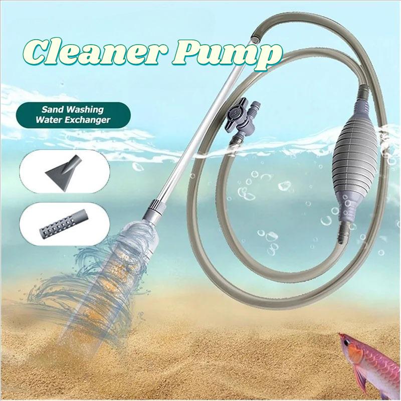 Alat Penyedot Pembersih Akuarium Cleaner Pump Selang Kuras Aquarium Water Change Sifon  Ikan Change Gravel Cleaner
