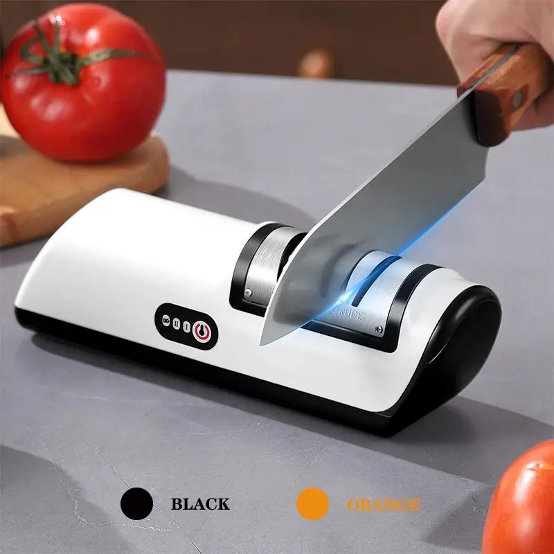 Electric Knife Sharpener, 1 Count Multifunctional Knife Sharpener, Household Knife Sharpener for Kitchen, Kitchen Gadgets, Appliances Sharpening Metal 0