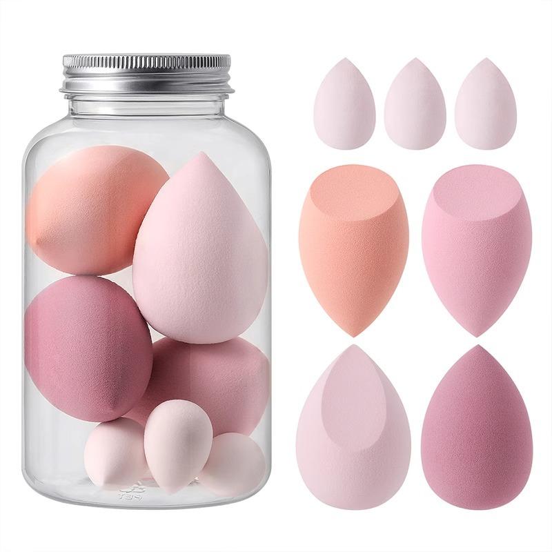 Product Introduction of 14PCs velvet powder puff & makeup sponge set-skin-friendly, dual-use wet/dry blenders for flawless foundation application 19