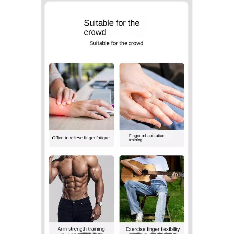 Product Introduction of Kirin Arm Training Device Five Finger Vein Five Finger Resistance Band Training Hand Exerciser Hand Grip Warm Stove Set 10