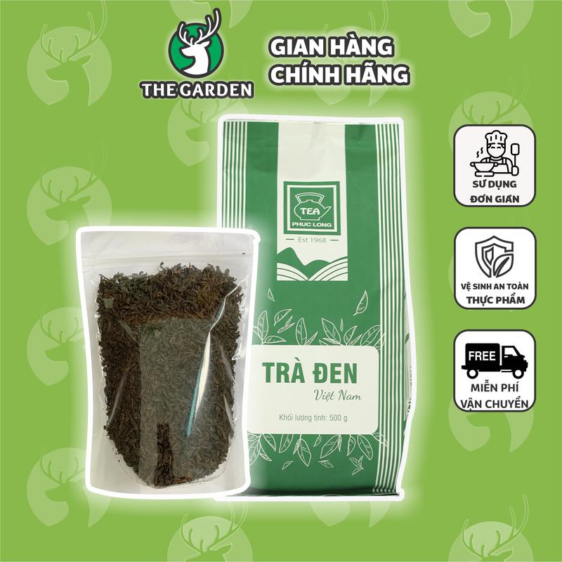 Trà Đen Phúc Long 100gr The Garden Tea Nước Trà Chè Chua Sen 