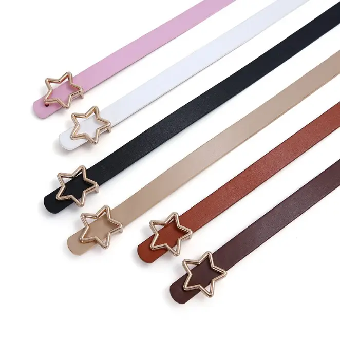Thắt lưng nữ, dây nịt nữ, đai váy nữ, mặt hình ngôi sao - TLN004 1